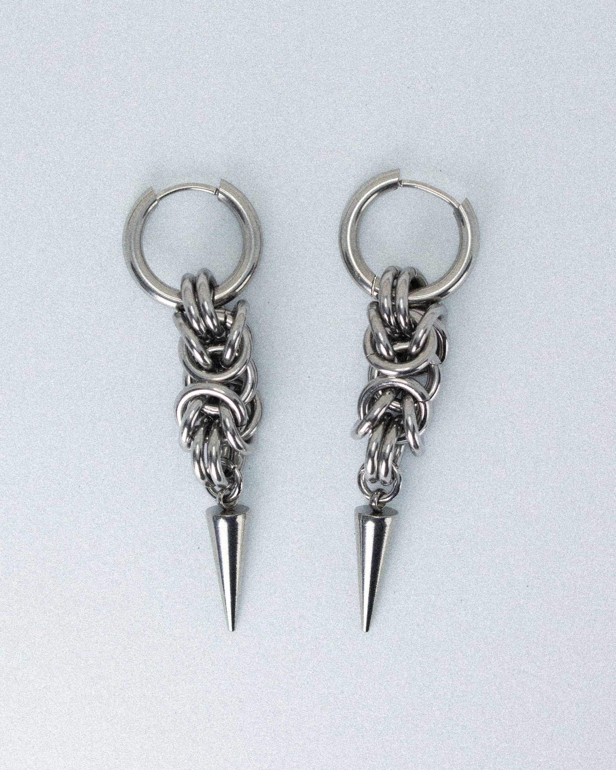 Thick Spike Hoops