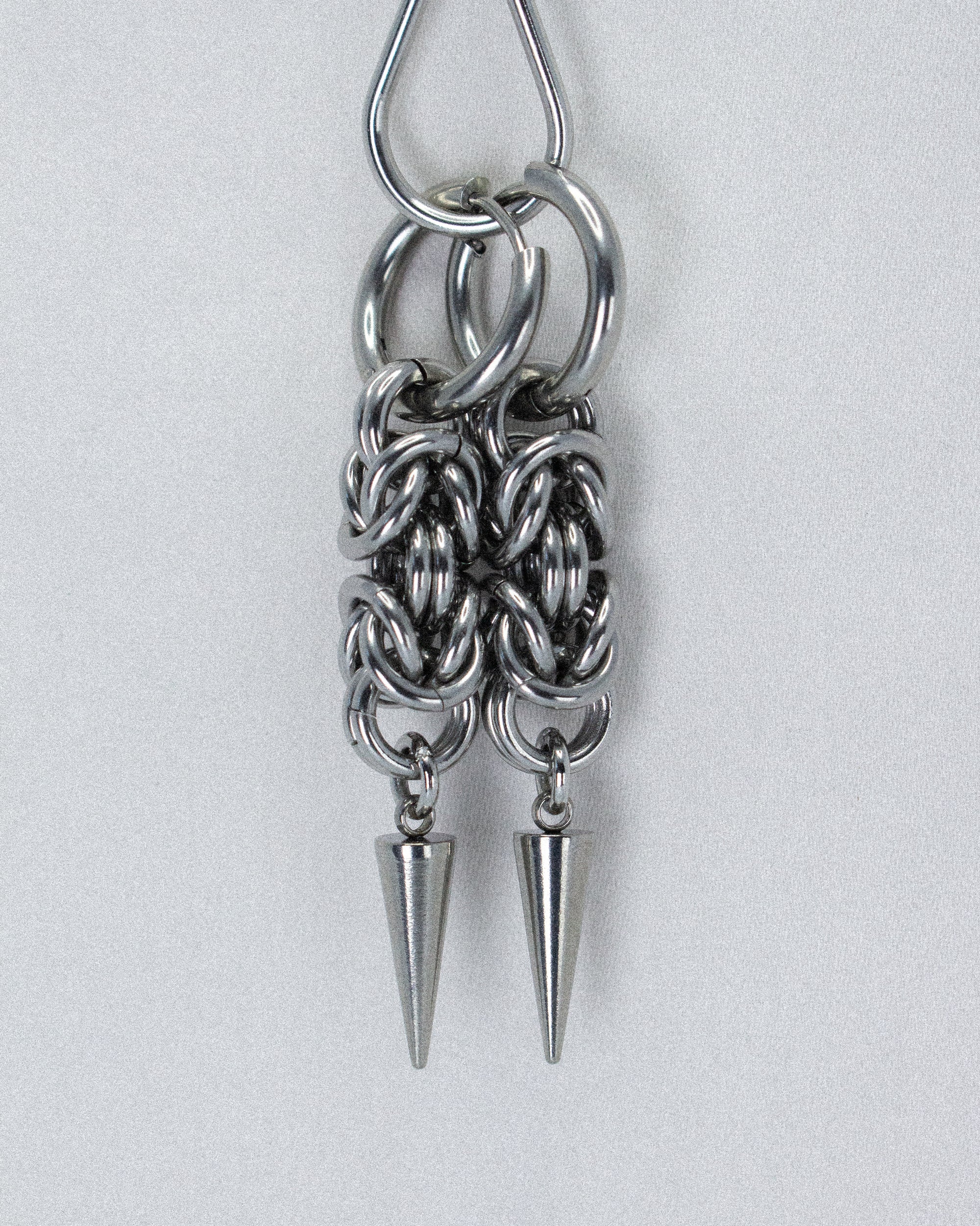 Thick Spike Hoops