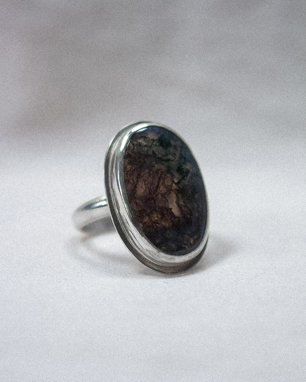 Moss Agate Ring (Size 7)