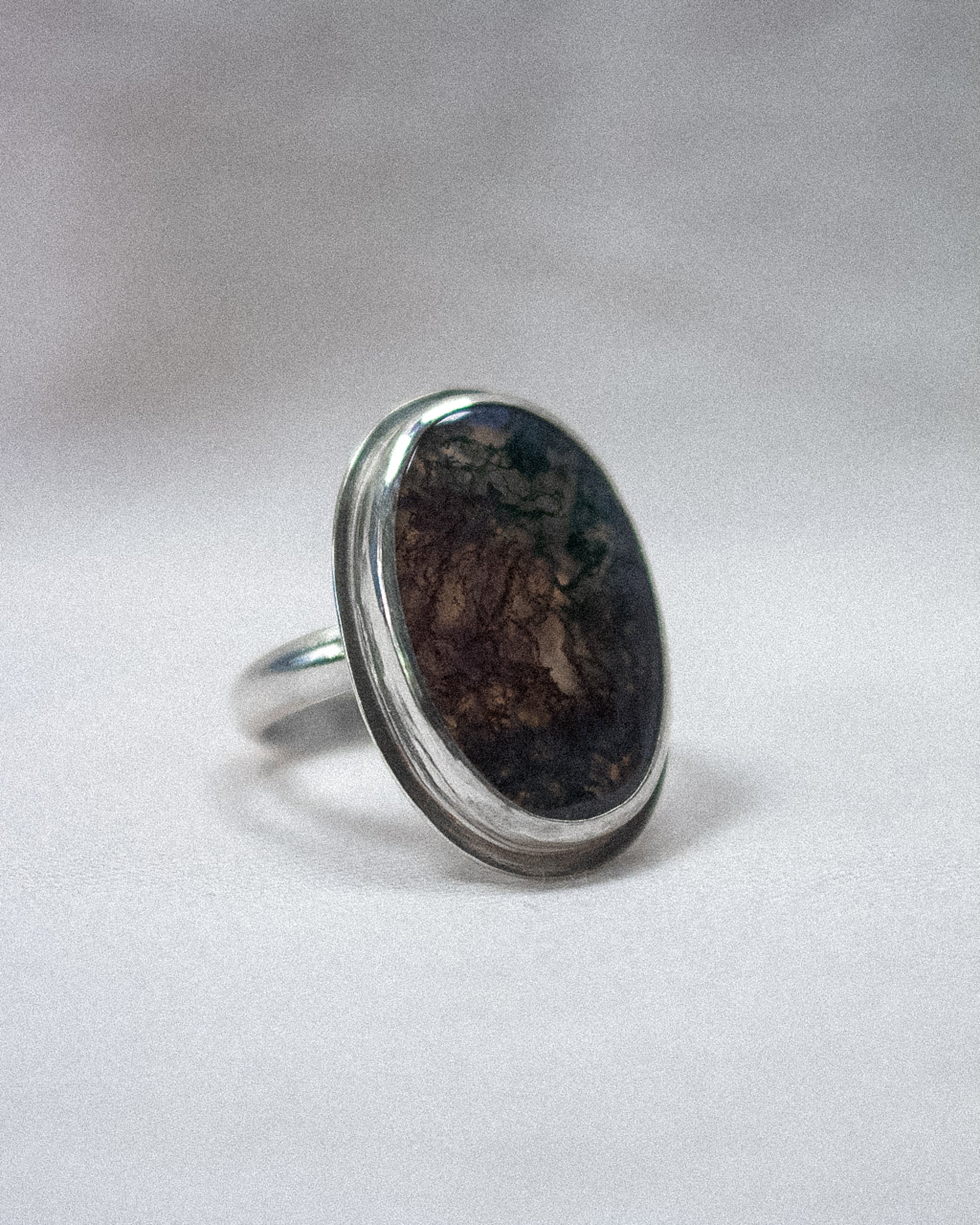 Moss Agate Ring (Size 7)