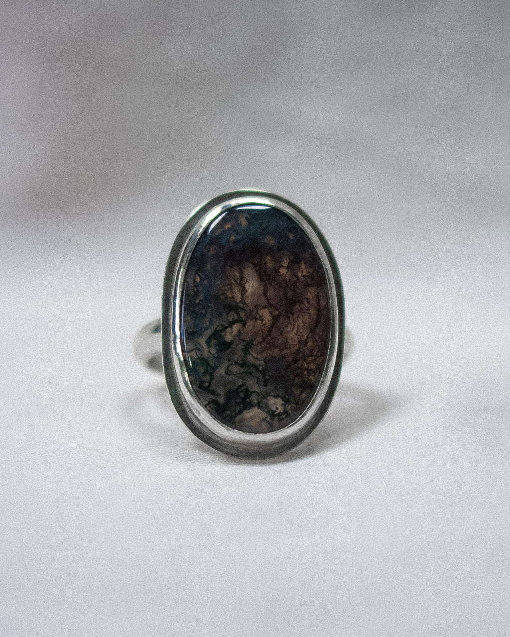 Moss Agate Ring (Size 7)