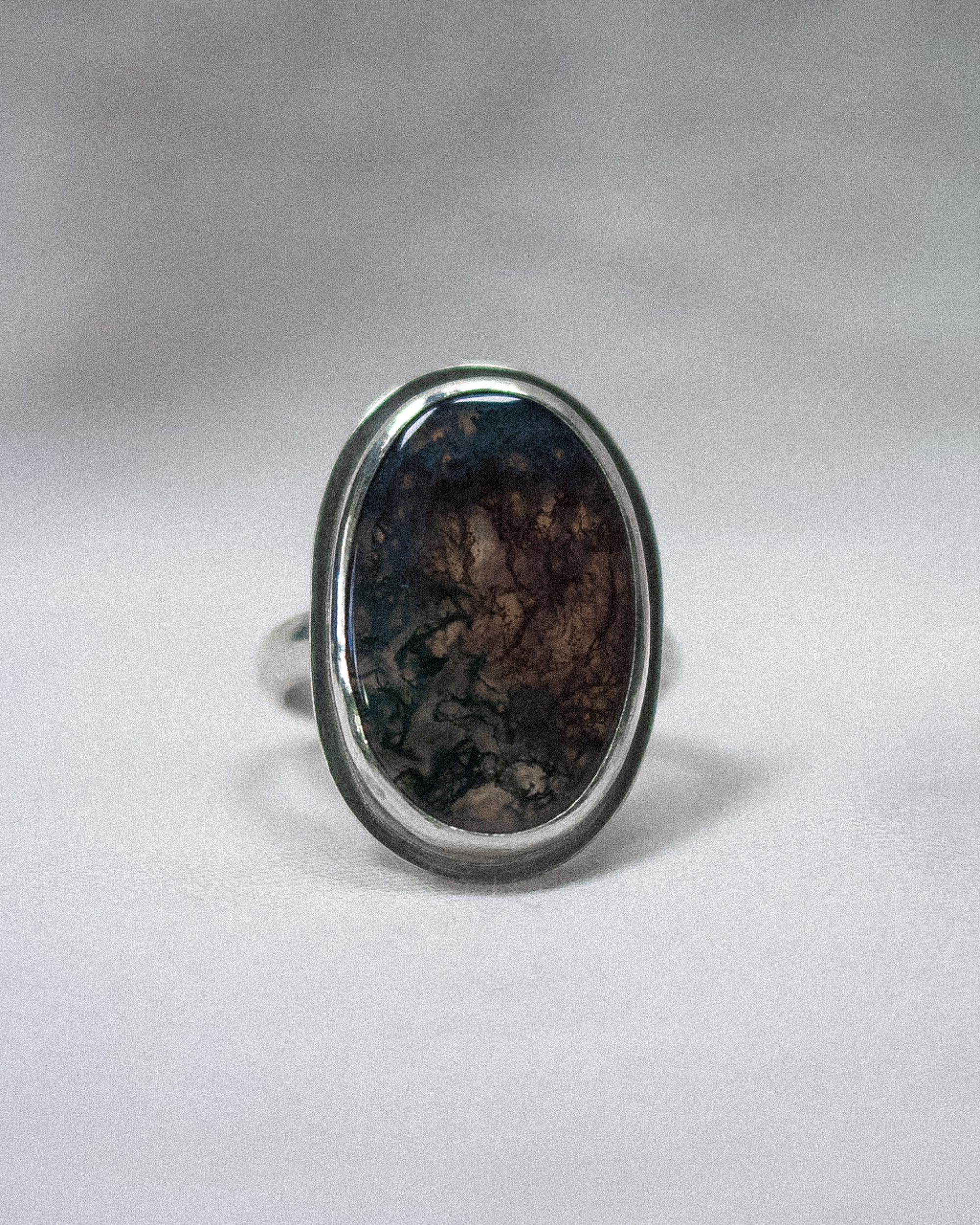 Moss Agate Ring (Size 7)