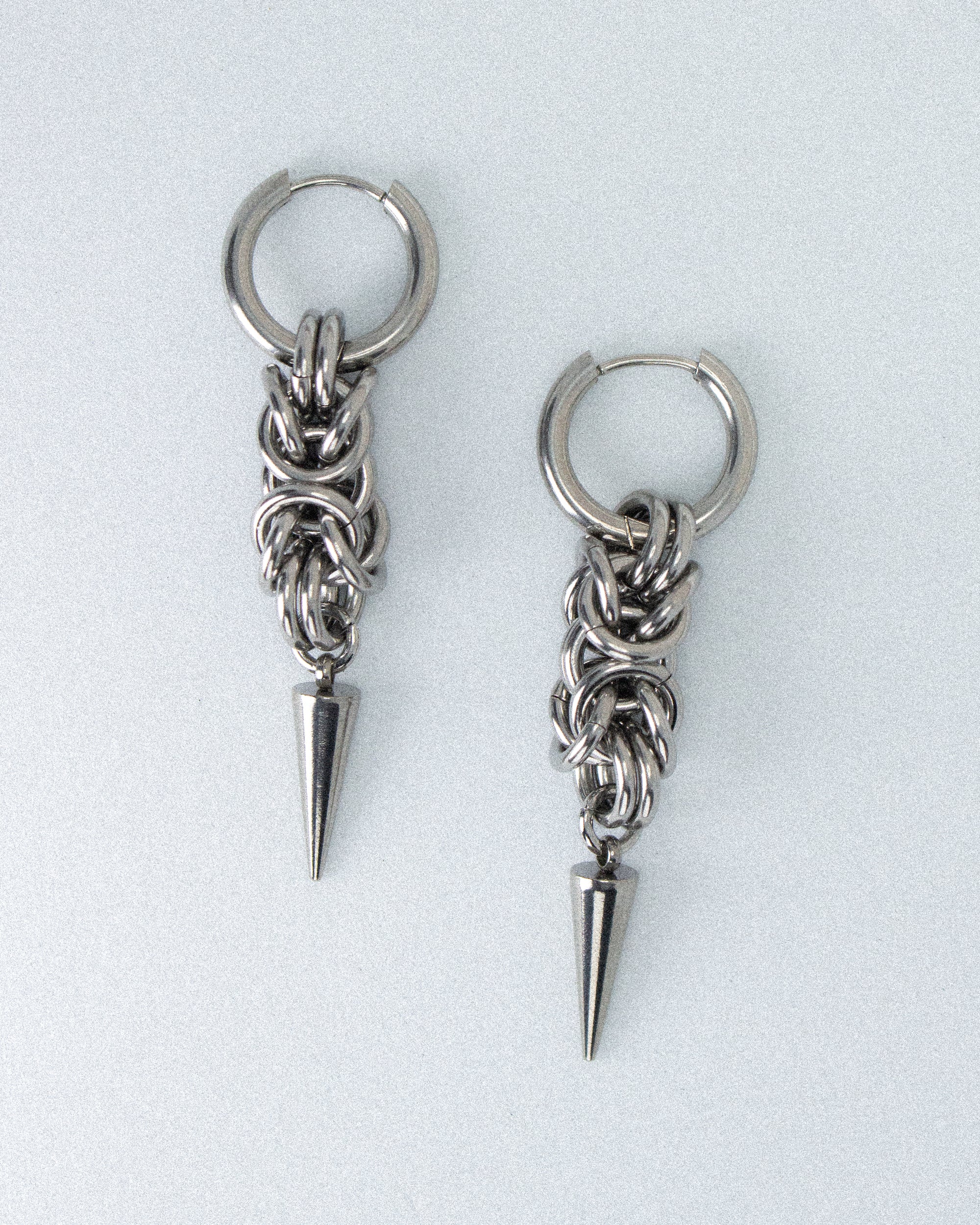 Thick Spike Hoops