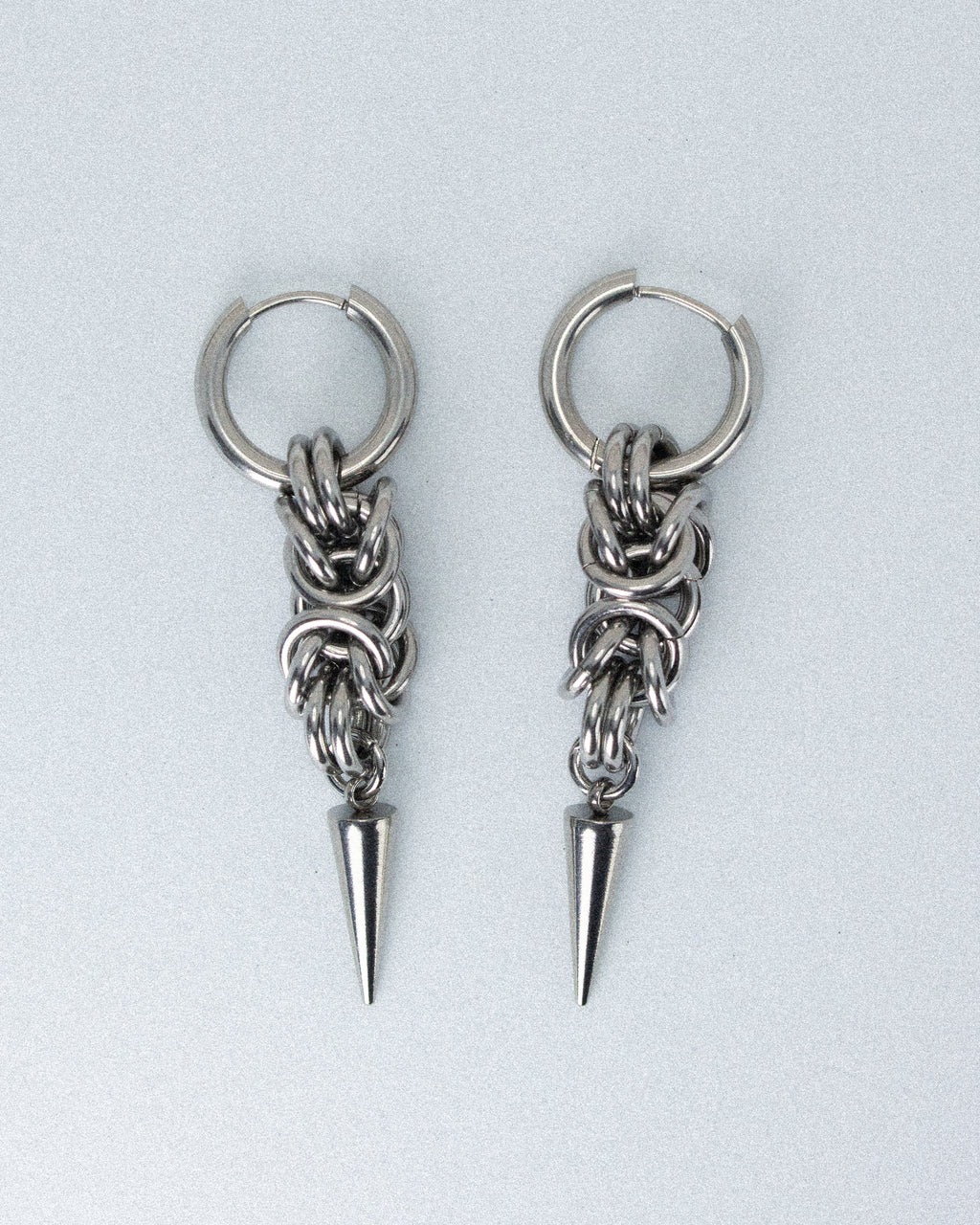Thick Spike Hoops