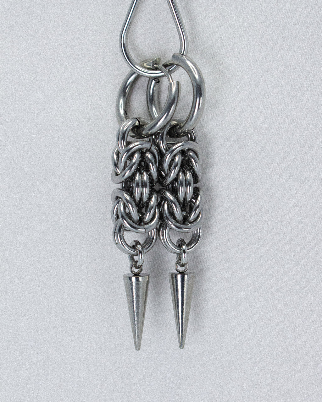 Thick Spike Hoops