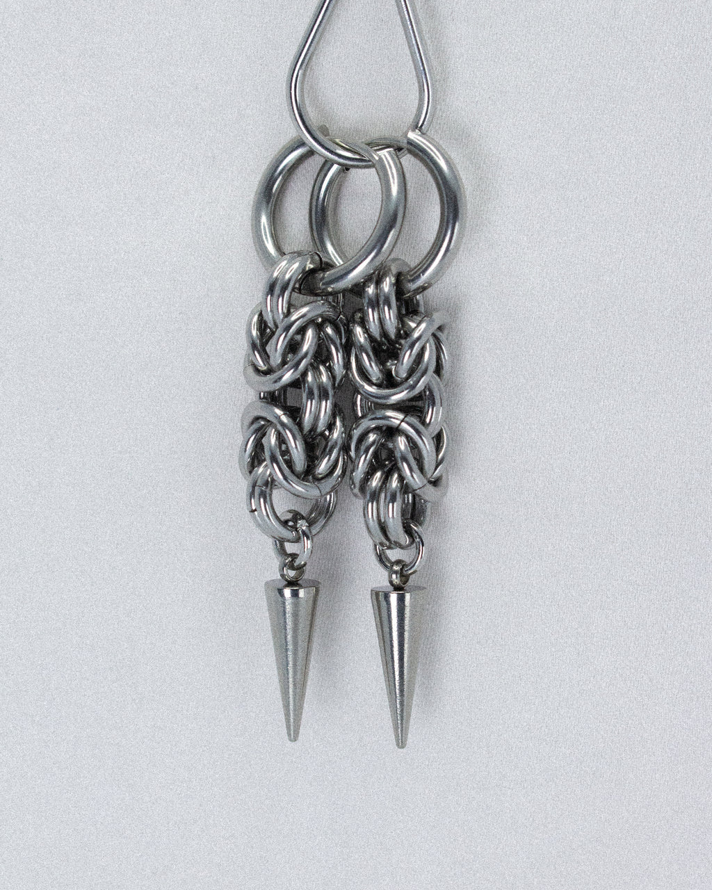 Thick Spike Hoops