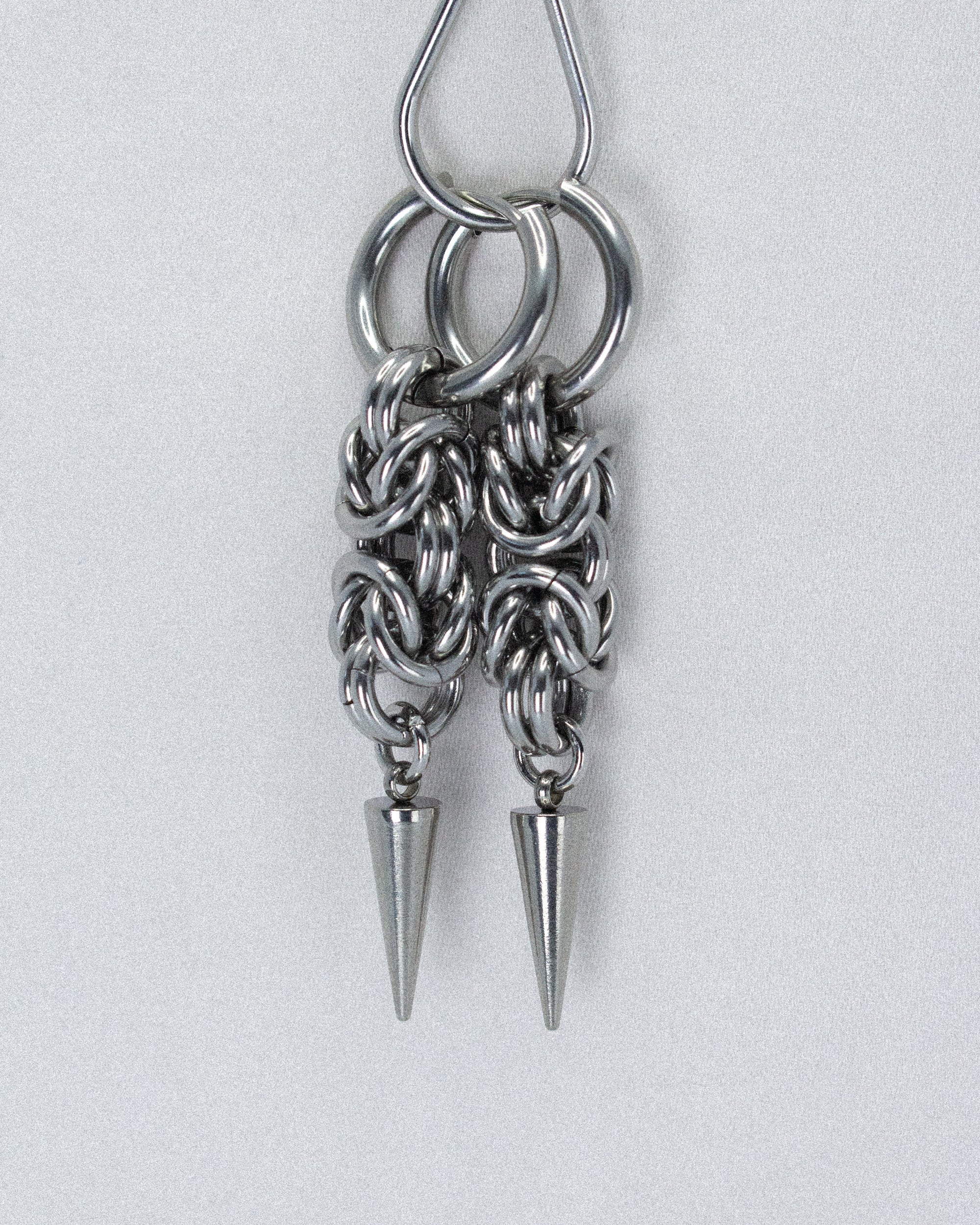 Thick Spike Hoops